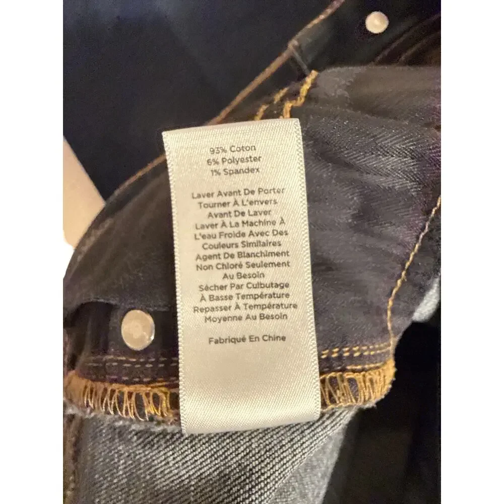 Talbots Flawless Blue Mid Rise Barely Boot Jeans Women's Size 12 Stretch Denim